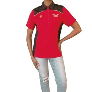 ELEVATE || SHORT SLEEVE POLO || RED, BLACK, SILVER, YELLOW || SIZE: LARGE